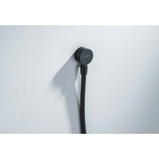 Шланговое подключение AQUATEK AQ2457MB матовый чёрный