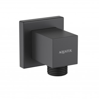 Шланговое подключение AQUATEK AQ2458MB матовый чёрный
