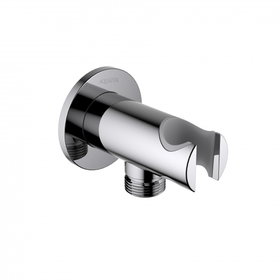 Шланговое подключение AQUATEK AQ2460CR с держателем, хром