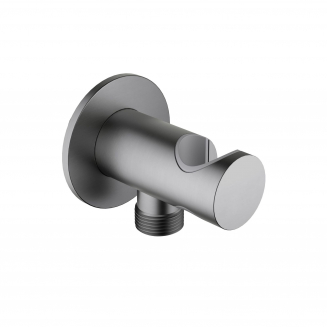 Шланговое подключение AQUATEK AQ2464BGM с держателем, оружейная сталь