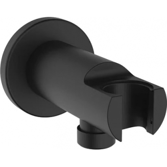 Шланговое подключение IDDIS Built-in Shower Accessories 003BL01i62 с держателем, чёрное