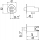 Шланговое подключение LEMARK LM3585C c держателем для душа, хром