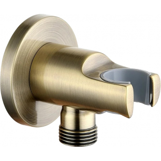 Шланговое подключение LEMARK LM4885B c держателем для душа, бронза