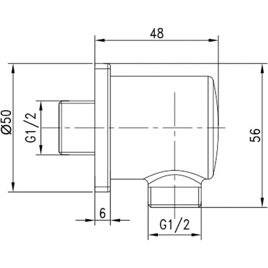 Шланговое подключение LEMARK LM5983CW хром/белый