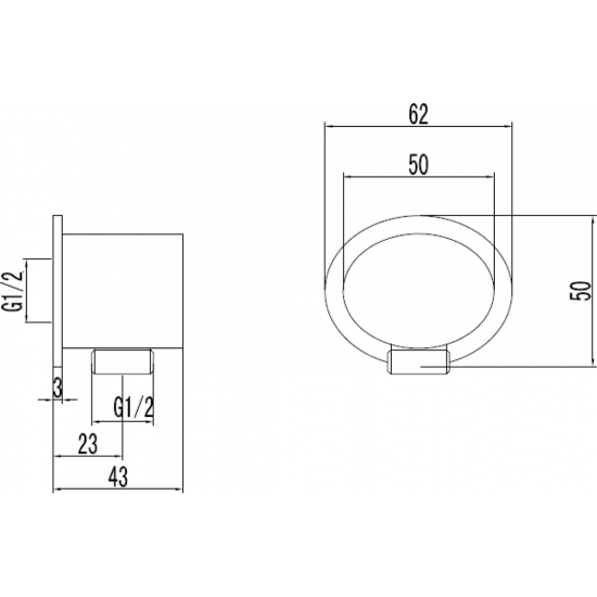 Шланговое подключение LEMARK LM8026C хром