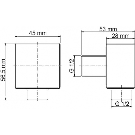 Шланговое подключение WASSERKRAFT Abens A221 чёрный матовый