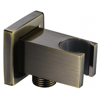 Шланговое подключение WASSERKRAFT Exter A109 с держателем для душа, светлая бронза