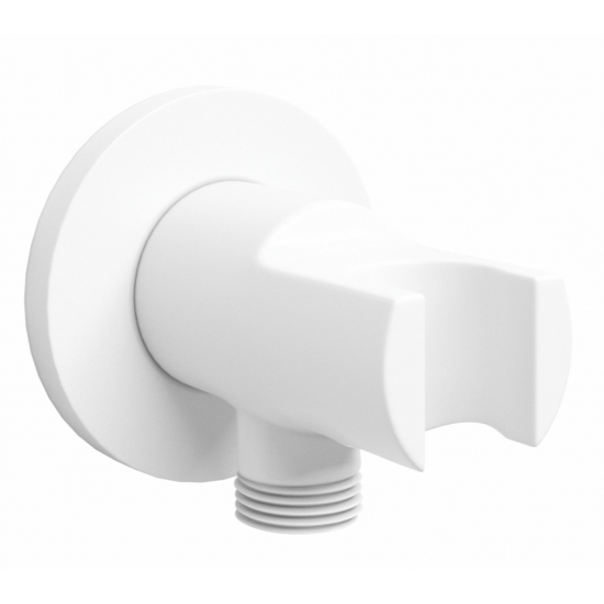 Шланговое подключение WASSERKRAFT Mindel A148 с держателем для душа, белый матовый