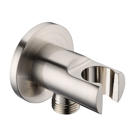 Шланговое подключение WASSERKRAFT Wern A099 с держателем для душа, хром матовый