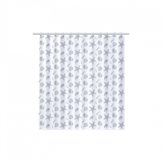 Штора для ванной FIXSEN Laguna 180x200 без колец