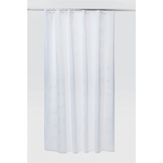 Штора для ванной IDDIS 432P20RI11 Basic 200x200 Сheguers, white c кольцами