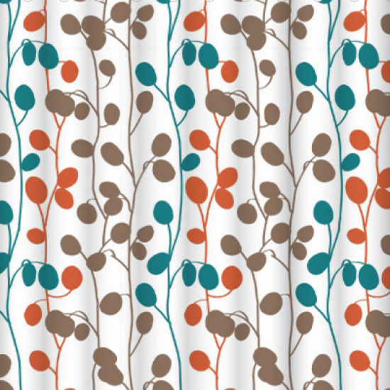 Штора для ванной LEMARK C2018T041 200x180 с кольцами