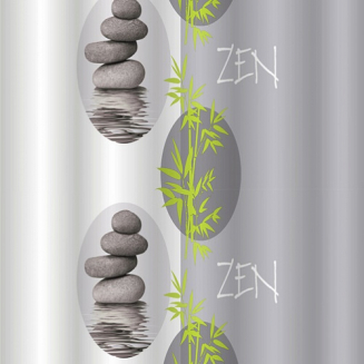 Штора для ванной САНАКС 01-65 180x180 Zen серая