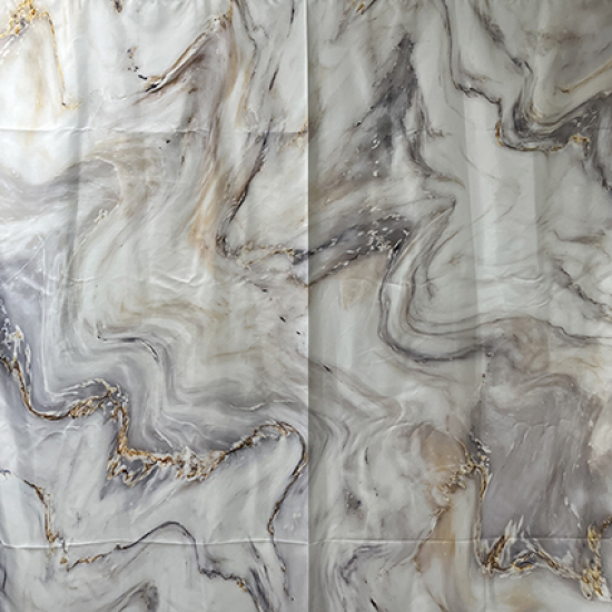 Штора для ванной САНАКС 01-78 180x180 Серый мрамор