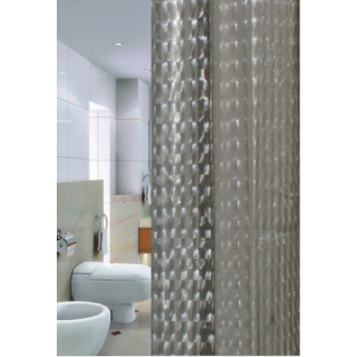 Штора для ванной ZALEL 3D-006 Grey 180x180 