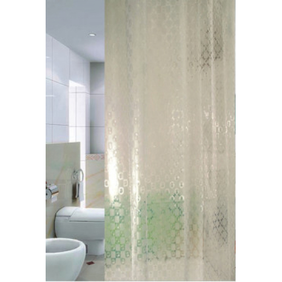 Штора для ванной ZALEL 3D-007 Cream 180x180 