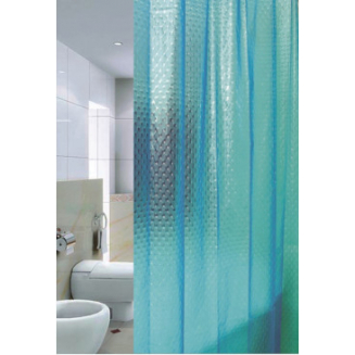 Штора для ванной ZALEL 3D-008 Cyan 180x180 