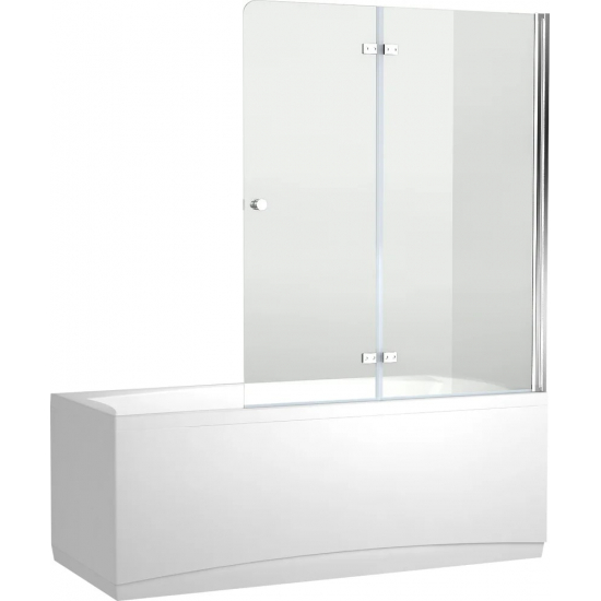 Шторка для ванны AQUANET Beta 4 NF6222-hinge 122x140