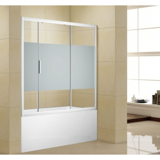 Шторка для ванны AQUANET Practic AE10-B165H150U-CP 165x150