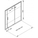 Шторка для ванны AQUANET Practic AE10-B165H150U-CP 165x150