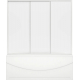 Шторка для ванны BAS Ахин, Мальта, Атланта, Нептун 170x145 (3 створки пластик)