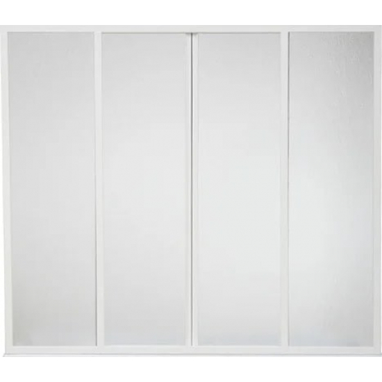 Шторка для ванны BAS Ахин, Мальта, Атланта, Нептун 170x145 (4 створки пластик)