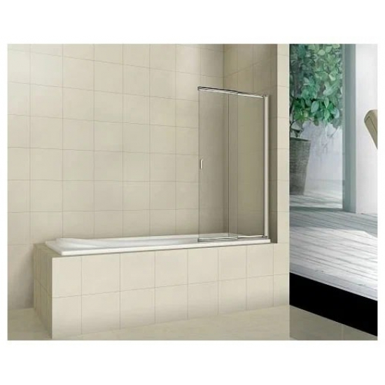 Шторка для ванны BAS Good Door Screen SL-100-C-CH  100x140