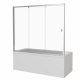 Шторка для ванны BAS Good Door SCREEN WTW-160-G-CH 160x140 грейп