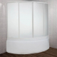 Шторка для ванны BAS Лагуна 170x145 (4 створки пластик)