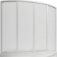 Шторка для ванны BAS Николь 170x145 (4 створки пластик)