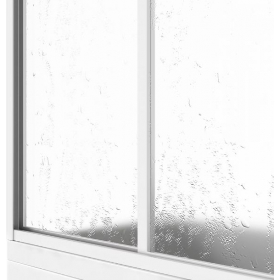 Шторка для ванны BAS Тесса 140x145 (3 створки стекло)