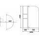 Шторка для ванны RGW Screens SC-07 1000x1500 с полками