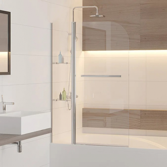 Шторка для ванны RGW Screens SC-08 1000x1500 с ручкой и полками