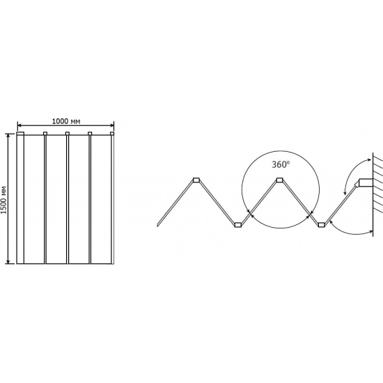 Шторка для ванны RGW Screens SC-23 1000x1500