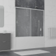Шторка для ванны RGW Screens SC-43 150х150, профиль хром, стекло матовое
