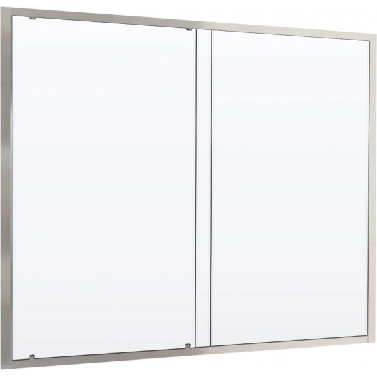 Шторка для ванны RGW Screens SC-43 180х150, профиль хром, стекло прозрачное