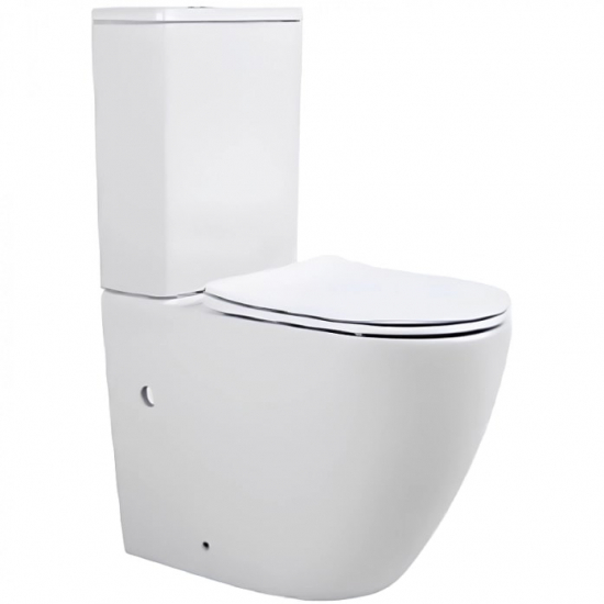 Сиденье для унитаза АКВАТЕК AQ0304-00 тонкое с микролифтом, быстросъёмное, белое