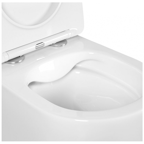 Сиденье для унитаза АКВАТЕК Европа AQ0004-00 с микролифтом (подходит для Azario Grado)