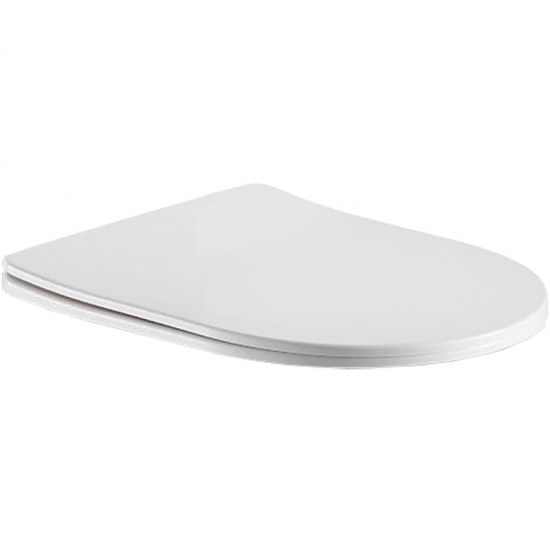 Сиденье для унитаза АКВАТЕК Европа AQ0009-00 с микролифтом, быстросъёмное, белое