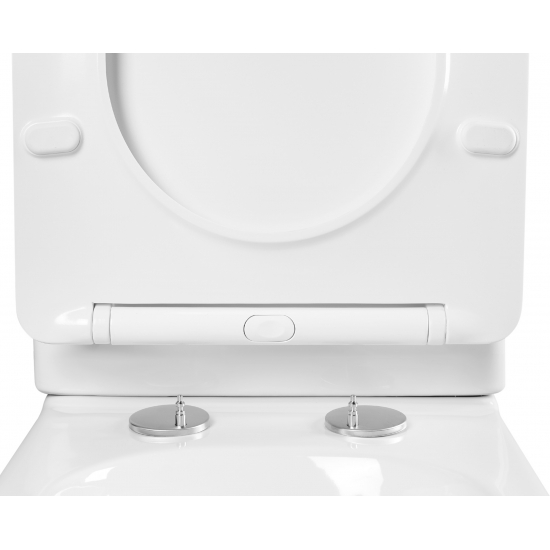 Сиденье для унитаза АКВАТЕК Европа AQ0009-00 с микролифтом, быстросъёмное, белое