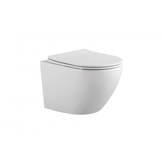 Сиденье для унитаза АКВАТЕК Европа AQ0105-00 с микролифтом, быстросъёмное, белое