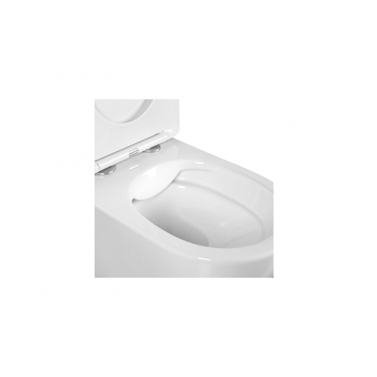 Сиденье для унитаза АКВАТЕК Европа AQ0105-00 с микролифтом, быстросъёмное, белое