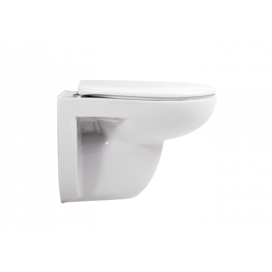 Сиденье для унитаза АКВАТЕК Каир AQ0170-00 с микролифтом, быстросъёмное, белое