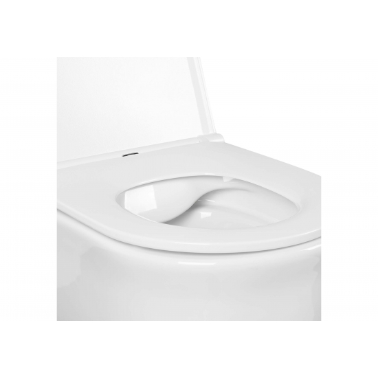 Сиденье для унитаза АКВАТЕК Классик AQ0102-00 с микролифтом, быстросъёмное, белое