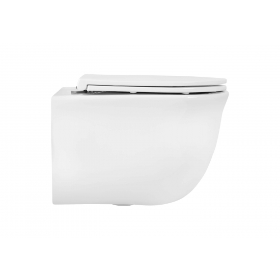 Сиденье для унитаза АКВАТЕК Классик AQ0102-00 с микролифтом, быстросъёмное, белое