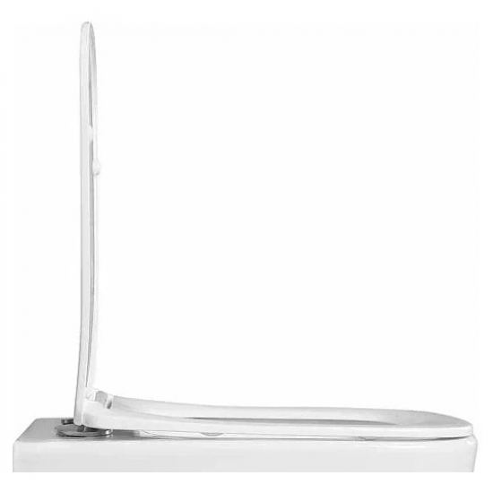 Сиденье для унитаза АКВАТЕК Либра AQ0006-00 с микролифтом, быстросъёмное, белое