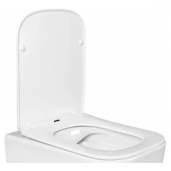 Сиденье для унитаза АКВАТЕК Либра AQ0006-00 с микролифтом, быстросъёмное, белое