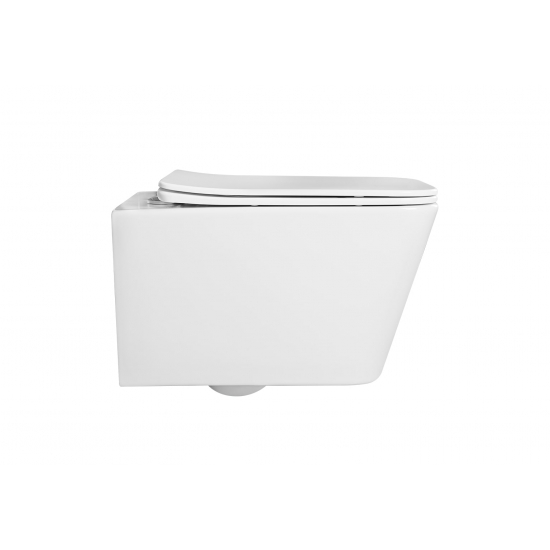 Сиденье для унитаза АКВАТЕК Либра AQ0007-00 с микролифтом, быстросъёмное, белое