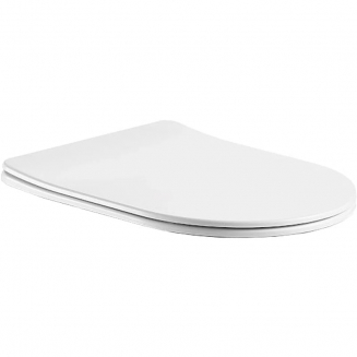 Сиденье для унитаза АКВАТЕК Оберон AQ5026-00 тонкое с микролифтом, быстросъёмное, белое