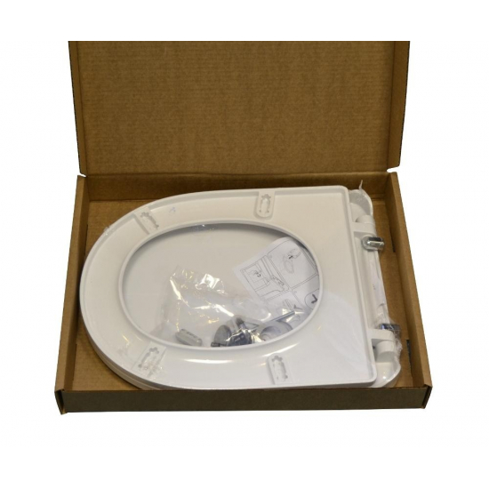 Сиденье для унитаза DINOPLAST Sanita Luxe, Best / Аttica с микролифтом, дюропласт